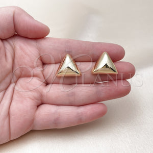 Gold Filled Ring — Stud Earring Polished 02. — main product view — SKU 158684 | Oro Laminado anillo — Stud Earring pulido 02. — SKU 158684
