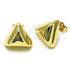 Gold Filled Ring — Stud Earring Polished 02. — alternate product view — SKU 158684 | Oro Laminado anillo — Stud Earring pulido 02. — SKU 158684