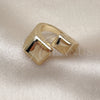 Oro Laminado Elegant Ring, Gold Filled Style Polished, Golden Finish, 01.428.0012 (One size fits all)
