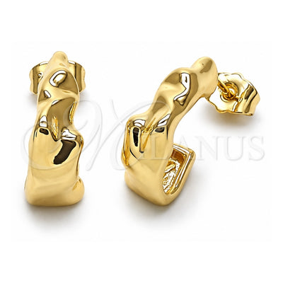 Oro Laminado Small Hoop, Gold Filled Style Polished, Golden Finish, 02.428.0008.15