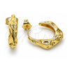 Oro Laminado Small Hoop, Gold Filled Style Polished, Golden Finish, 02.428.0017.20