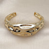 Oro Laminado Individual Bangle, Gold Filled Style Polished, Golden Finish, 07.163.0009 (25 MM Thickness, One size fits all)