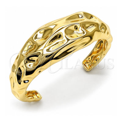 Oro Laminado Individual Bangle, Gold Filled Style Polished, Golden Finish, 07.163.0009 (25 MM Thickness, One size fits all)