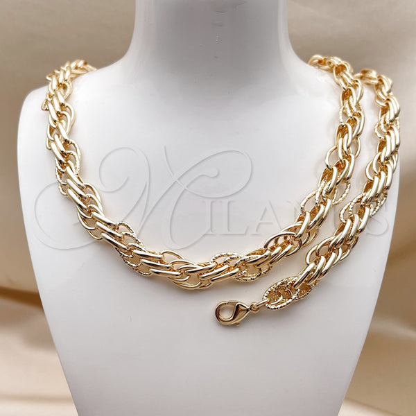 Gold Filled Bracelet — Necklace and Bracelet Diamond Cutting 06.93. — alternate product view — SKU 158888 | Oro Laminado brazalete — Necklace and Bracelet Diamond Cutting 06.93. — SKU 158888