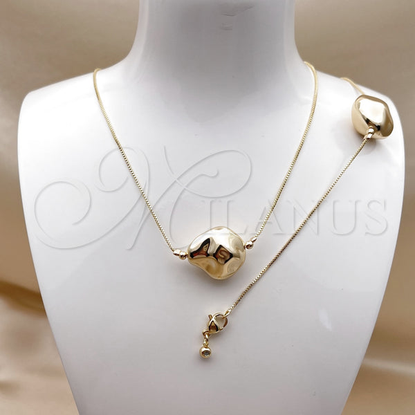 Gold Filled Bracelet — Necklace and Bracelet Box Design Polished 06.63. — alternate product view — SKU 158890 | Oro Laminado brazalete — Necklace and Bracelet Box diseño pulido 06.63. — SKU 158890