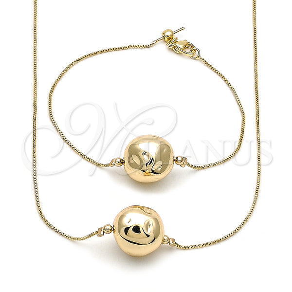 Gold Filled Bracelet — Necklace and Bracelet Box Design Polished 06.63. — main product view — SKU 158893 | Oro Laminado brazalete — Necklace and Bracelet Box diseño pulido 06.63. — SKU 158893