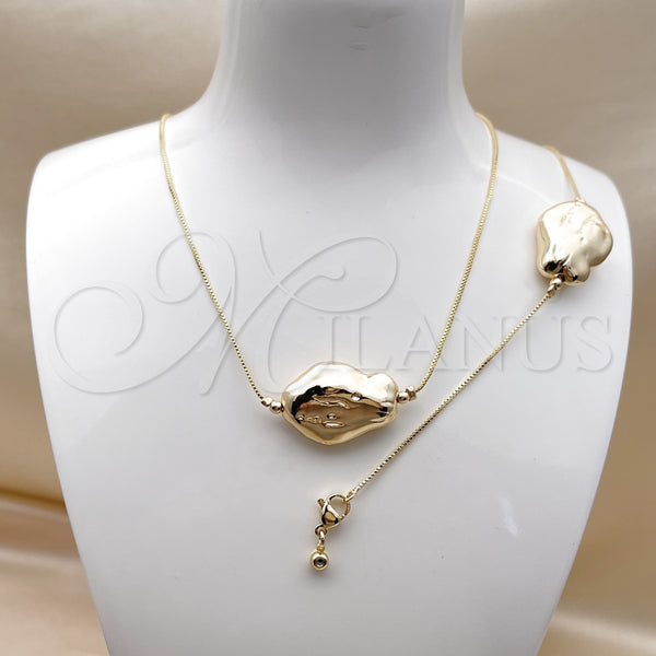Gold Filled Bracelet — Necklace and Bracelet Box Design Polished 06.63. — alternate product view — SKU 158895 | Oro Laminado brazalete — Necklace and Bracelet Box diseño pulido 06.63. — SKU 158895