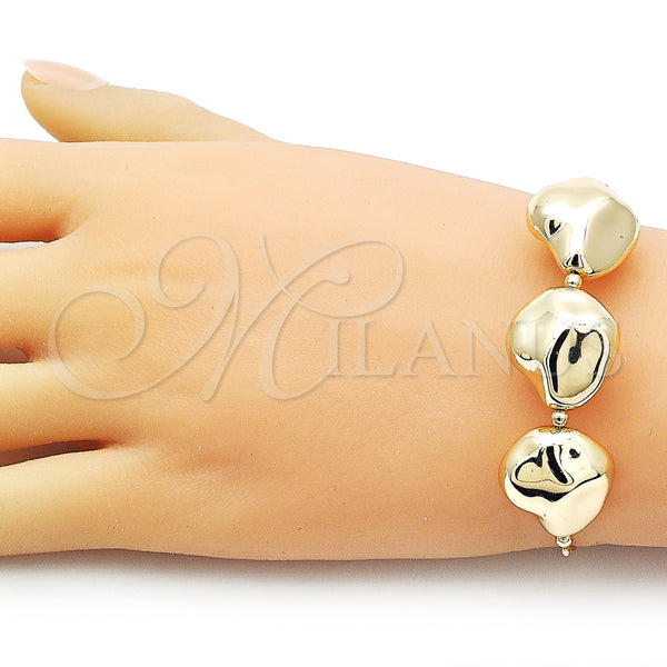 Gold Filled Bracelet — Fancy Bracelet Box and Ball Design Polished 03.63. — alternate product view — SKU 158910 | Oro Laminado brazalete — elegante Bracelet Box and Ball diseño pulido 03.63. — SKU 158910
