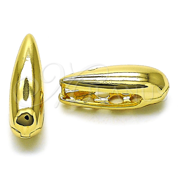 Gold Filled Hoop Earrings — Huggie Hoop Teardrop Design Polished 02. — main product view — SKU 158983 | Oro Laminado aretes de aro — Huggie Hoop Teardrop diseño pulido 02. — SKU 158983