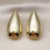Gold Filled Ring — Stud Earring Teardrop and Hollow Design Polished 02. — alternate product view — SKU 159070 | Oro Laminado anillo — Stud Earring Teardrop and Hollow diseño pulido 02. — SKU 159070