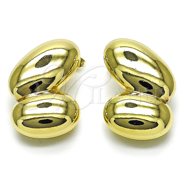 Aretes de Oro Laminado 02.428.0034 por Mayoreo, vista principal del producto