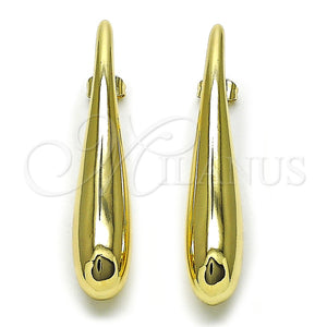 Gold Filled Ring — Stud Earring Teardrop and Hollow Design Polished 02. — main product view — SKU 159085 | Oro Laminado anillo — Stud Earring Teardrop and Hollow diseño pulido 02. — SKU 159085