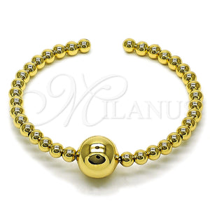 Gold Filled Jewelry — Individual Bangle Ball and Hollow Design Polished 07. — main product view — SKU 159144 | Oro Laminado joyería — Individual Bangle Ball and Hollow diseño pulido 07. — SKU 159144