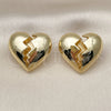 Gold Filled Ring — Stud Earring Heart Design Polished 02. — alternate product view — SKU 159197 | Oro Laminado anillo — Stud Earring corazón diseño pulido 02. — SKU 159197