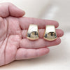Gold Filled Ring — Stud Earring Hollow Design Polished 02. — alternate product view — SKU 159222 | Oro Laminado anillo — Stud Earring Hollow diseño pulido 02. — SKU 159222