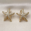 Gold Filled Ring — Stud Earring Star Design Polished 02. — alternate product view — SKU 159223 | Oro Laminado anillo — Stud Earring estrella diseño pulido 02. — SKU 159223