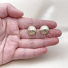 Gold Filled Ring — Stud Earring Ball Design Diamond Cutting 02. — alternate product view — SKU 159224 | Oro Laminado anillo — Stud Earring Ball diseño Diamond Cutting 02. — SKU 159224