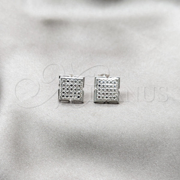 Sterling Silver Ring — Stud Earring Polished 02. — main product view — SKU 159231 | Plata 925 anillo — Stud Earring pulido 02. — SKU 159231