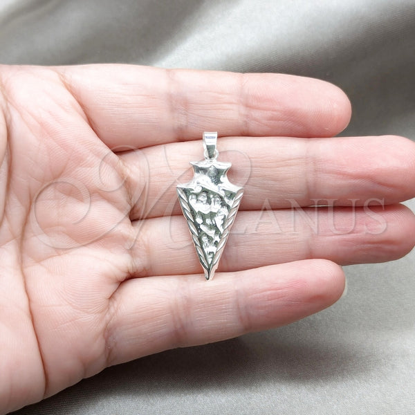 Sterling Silver Pendant — Fancy Pendant Arrow Design Polished 05. — alternate product view — SKU 159233 | Plata 925 dije — elegante Pendant Arrow diseño pulido 05. — SKU 159233