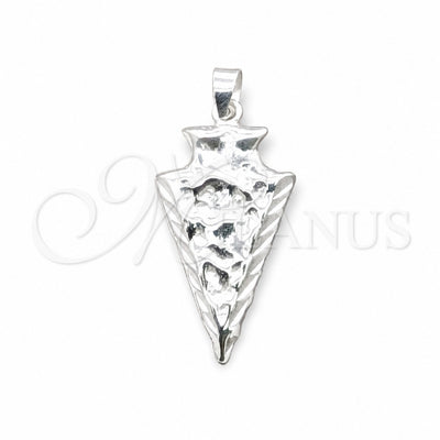 Sterling Silver Fancy Pendant, Arrow Design, Polished, Silver Finish, 05.392.0112 for wholesale, main product view