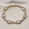Gold Filled Bracelet — Tennis Bracelet with White Cubic Zirconia Polished 03. — alternate product view — SKU 159271 | Oro Laminado brazalete — Tennis Bracelet with blanco Cubic Zirconia pulido 03. — SKU 159271