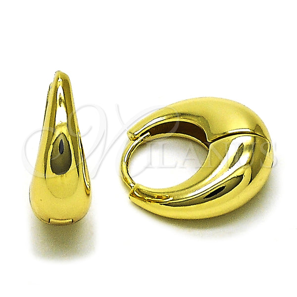 Gold Filled Hoop Earrings — Huggie Hoop Polished 02. — main product view — SKU 159294 | Oro Laminado aretes de aro — Huggie Hoop pulido 02. — SKU 159294