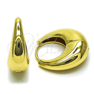 Gold Filled Hoop Earrings — Huggie Hoop Polished 02. — main product view — SKU 159295 | Oro Laminado aretes de aro — Huggie Hoop pulido 02. — SKU 159295