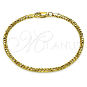 Gold Filled Bracelet — Basic Bracelet Miami Cuban Design Diamond Cutting 04.63. — main product view — SKU 159445 | Oro Laminado brazalete — básico Bracelet Miami Cuban diseño Diamond Cutting 04.63. — SKU 159445