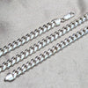Sterling Silver Basic Necklace, Miami Cuban Design, Polished, Silver Finish, 04.420.0008.26