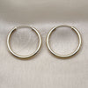 Oro Laminado Medium Hoop, Gold Filled Style Polished, Golden Finish, 02.213.0816.30