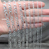 Sterling Silver Basic Bracelet, Figaro Design, Polished, Silver Finish, 04.420.0009.9 (220 Gauge, 08 MM Thickness, 9 Inches Length)