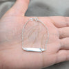 Sterling Silver Basic Necklace, Figaro Design, Polished, Silver Finish, 03.420.0002.05 (0.40 Gauge, Thickness, 5 Inches Length)