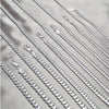 Sterling Silver Basic Necklace, Miami Cuban Design, Polished, Silver Finish, 03.420.0003.10 (100 Gauge, 02 MM Thickness, 10 Inches Length)