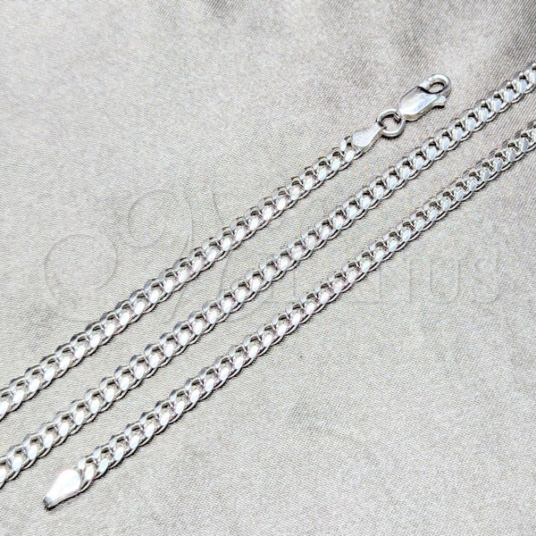 Sterling Silver Basic Bracelet, Miami Cuban Design, Polished, Silver Finish, 04.420.0005.09