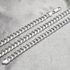 Sterling Silver Basic Necklace, Miami Cuban Design, Polished, Silver Finish, 04.420.0007.24 (200 Gauge, 07 MM Thickness, 24 Inches Length)