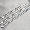 Sterling Silver Basic Necklace, Miami Cuban Design, Polished, Silver Finish, 04.420.0007.24 (200 Gauge, 07 MM Thickness, 24 Inches Length)