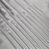 Sterling Silver Basic Bracelet, Miami Cuban Design, Polished, Silver Finish, 04.420.0007.09 (200 Gauge, 07 MM Thickness, 9 Inches Length)