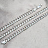 Sterling Silver Basic Bracelet, Miami Cuban Design, Polished, Silver Finish, 04.420.0007.09 (200 Gauge, 07 MM Thickness, 9 Inches Length)