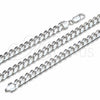 Sterling Silver Basic Bracelet, Miami Cuban Design, Polished, Silver Finish, 03.420.0008.09 (220 Gauge, 08 MM Thickness, 9 Inches Length)