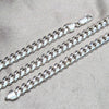 Sterling Silver Basic Bracelet, Miami Cuban Design, Polished, Silver Finish, 03.420.0008.09.1 (220 Gauge, 08 MM Thickness, 9 Inches Length)