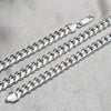 Sterling Silver Basic Bracelet, Miami Cuban Design, Polished, Silver Finish, 03.420.0008.09.1 (220 Gauge, 08 MM Thickness, 9 Inches Length)