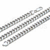 Sterling Silver Basic Bracelet, Miami Cuban Design, Polished, Silver Finish, 03.420.0008.09.1 (220 Gauge, 08 MM Thickness, 9 Inches Length)