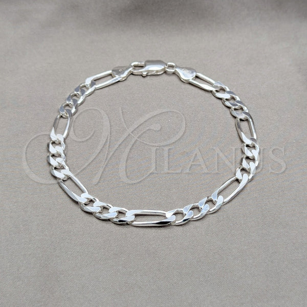 Sterling Silver Basic Bracelet, Polished, Silver Finish, 04.420.011.09