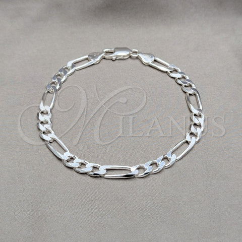 Sterling Silver Basic Bracelet, Polished, Silver Finish, 04.420.011.09
