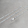 Sterling Silver Basic Necklace, Figaro Design, Polished, Silver Finish, 04.420.0015.16 (0.80 Gauge, Thickness, 16 Inches Length)