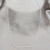 Sterling Silver Basic Necklace, Figaro Design, Polished, Silver Finish, 04.430.0003.18.1EX (0.60 Gauge, Thickness, 18 Inches Length)