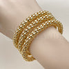 Oro Laminado Trio Bangle, Gold Filled Style Polished, Golden Finish, 07.282.0033