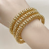 Oro Laminado Trio Bangle, Gold Filled Style Polished, Golden Finish, 07.282.0033 (08 MM Thickness, One size fits all)