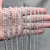 Sterling Silver Basic Bracelet, Mariner Design, Polished, Silver Finish, 03.420.0030.09 (250 Gauge, 10 MM Thickness, 9 Inches Length)