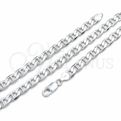 Plateada Plata Esterlina Pulsera, vista principal del producto de Plata 925 por Mayoreo, vista principal del producto